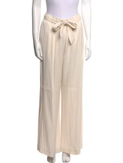 Pre-owned Zimmermann Wide Leg Pants In Neutral