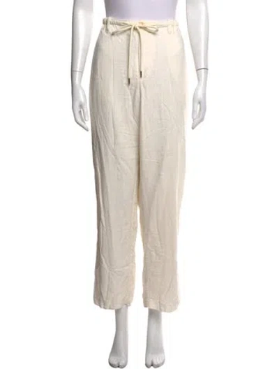 Pre-owned Zimmermann Wide Leg Pants In Neutrals