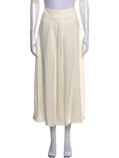 Pre-owned Zimmermann Wide Leg Pants In Neutrals