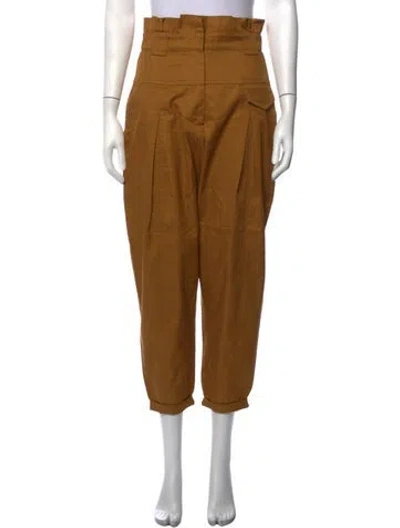 Pre-owned Zimmermann Wide Leg Pants In Neutrals