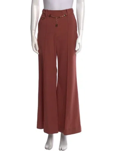 Pre-owned Zimmermann Wide Leg Pants W/ Tags In Pink