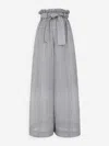 Zimmermann Illustration Paperbag Pants In Black & White