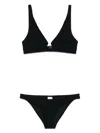 Zimmermann Rhiannon Wire-front Two-piece Swimsuit In Black