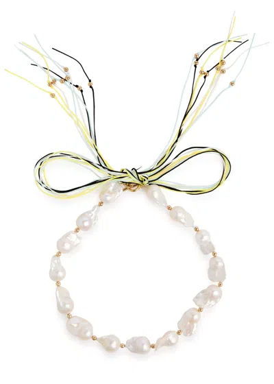 Zimmermann Wish Baroque Pearl Necklace In Metallic