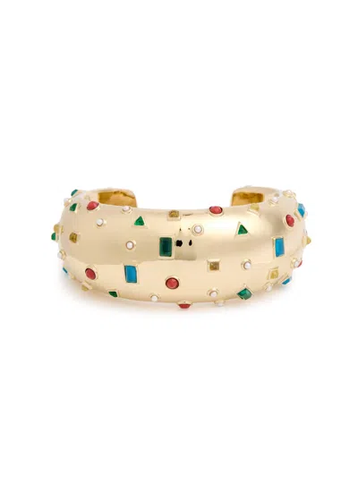 Zimmermann Wish Embellished 12kt Gold-plated Cuff