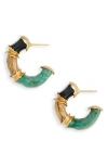 Zimmermann Wisp Jasper Hoop Earrings In Multi