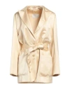 Zimmermann Woman Blazer Cream Size 2 Viscose, Linen In Gold