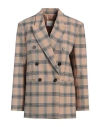 Zimmermann Luminosity Oversized Wool Jacket In Beige
