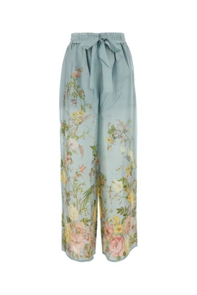 Zimmermann Trousers In Blue