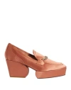 Zimmermann Chain-trimmed Satin Platform Loafers In Red