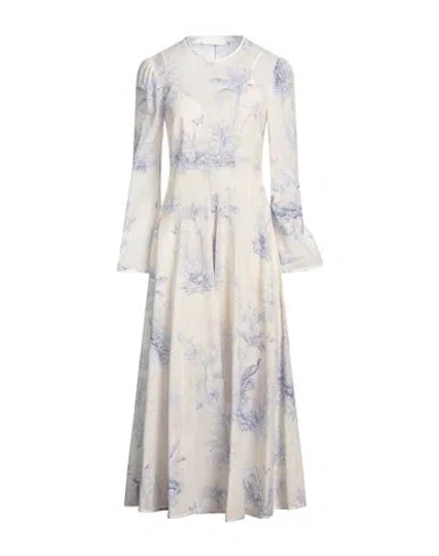 Zimmermann Woman Maxi Dress Apricot Size 00 Cotton In Orange