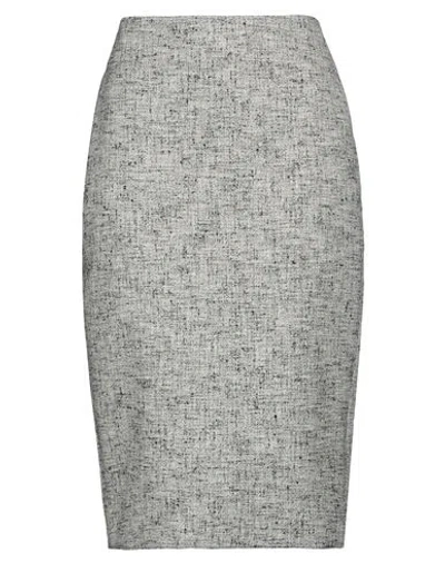 Zimmermann Woman Midi Skirt Cream Size 3 Linen, Polyamide, Cotton In White