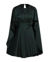 Zimmermann Flared Eden Dress With Draped In Green