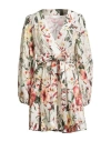 Zimmermann Woman Mini Dress Ivory Size 1 Linen In Neutral