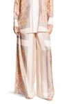 Zimmermann Paisley Print Drawstring Track Pants In Multicolor