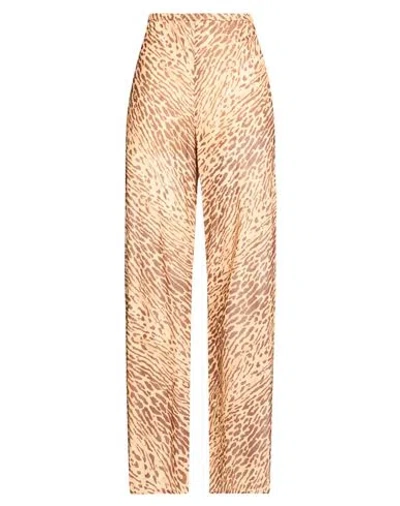 Zimmermann Woman Pants Apricot Size 2 Cotton In Brown