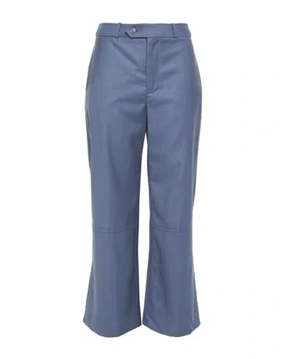 Zimmermann Woman Pants Slate Blue Size 0 Wool