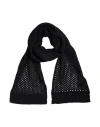Zimmermann Woman Scarf Black Size - Mohair Wool, Polyamide, Wool In Black