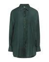 Zimmermann Relaxed Fit Shirt With Curved Hem In Green