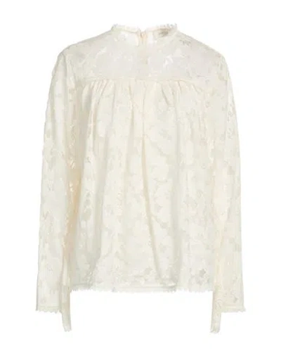 Zimmermann Woman Top Ivory Size 2 Cotton, Polyamide In White