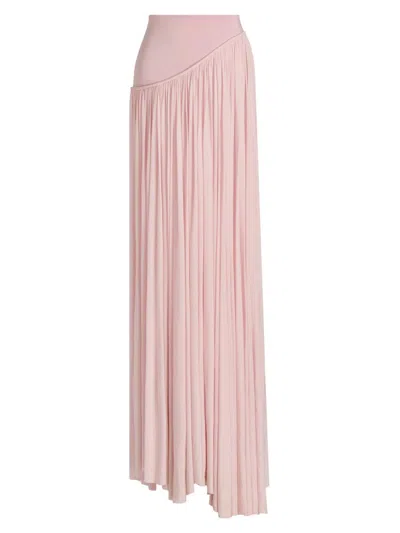 Zimmermann Women's Alchemy Asymmetric Maxi Skirt In Pink
