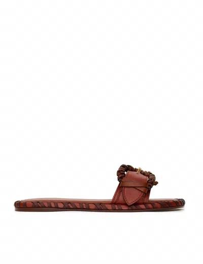 Zimmermann Women's Alchemy Buckle Slides In Siena In Multi