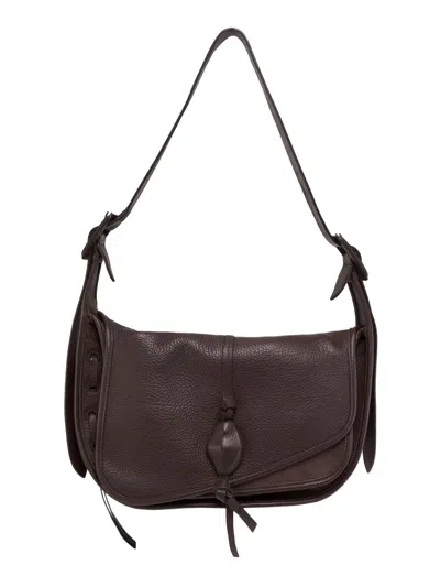 Zimmermann Women's Archer Leather Shoulder Bag In Brown
