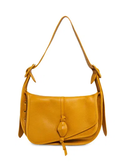 Zimmermann Women's Archer Leather Shoulder Bag In Yellow