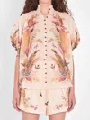 Zimmermann Women Ascension Printed Blouse