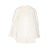 Zimmermann Women Ascension Lace Shirt In White