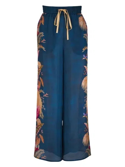 ZIMMERMANN WOMEN'S ASCENSION LINEN TROUSERS