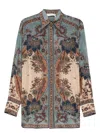 Zimmermann Ascension Manstyle Printed Silk Shirt