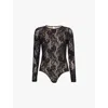 Zimmermann Body Lace Black In Black