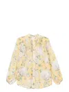 Zimmermann Acacia Scalloped Floral-print Ramie-voile Blouse