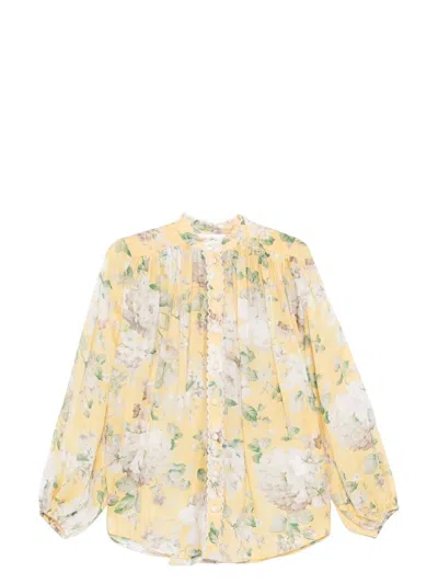 ZIMMERMANN WOMEN'S BLOUSE WITH FLORAL PATTERN SHIRT