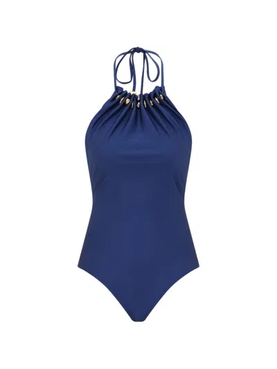 Zimmermann Blue Embellished Swimwear