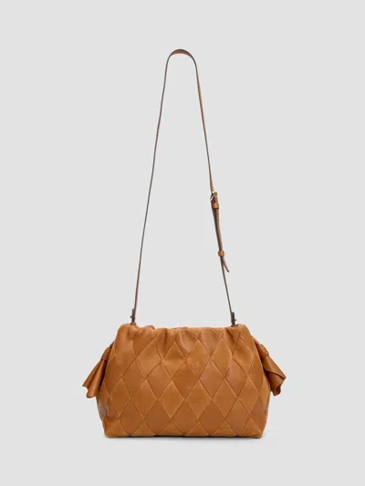 Zimmermann Women's Cloud 91 Medium Leather Clutch In Caramel