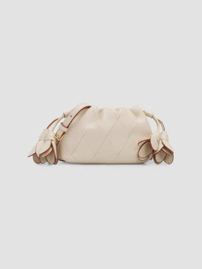 Zimmermann Women's Cloud 91 Small Leather Clutch In Milk