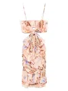 Zimmermann Coco Floral Cotton Minidress