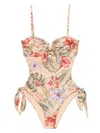 Zimmermann Women `coco Scarf Tie` One-piece Swimsuit