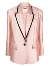 Zimmermann Matchmaker Wool-silk Tuxedo Jacket In Blh