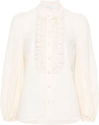 ZIMMERMANN WOMEN'S COTTON BLOUSE SHIRT
