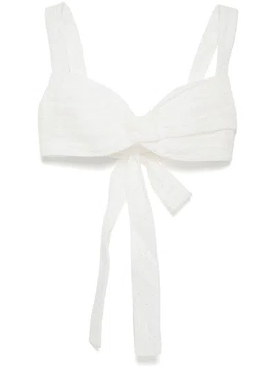Zimmermann Women Crush Cotton Bralette In White