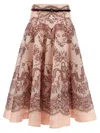 Zimmermann Women 'crush Flared Midi' Skirt