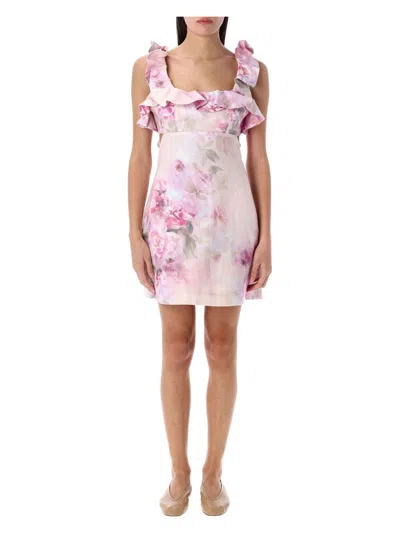 ZIMMERMANN WOMEN'S CRUSH FRILL MINI DRESS