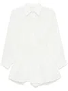 Zimmermann Cream-colored Lace Shirt Dress Women In White