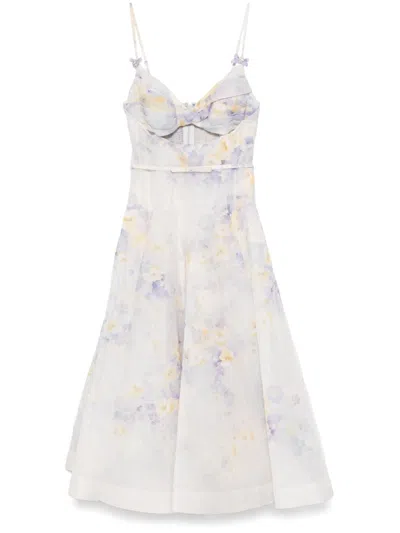 Zimmermann Women `crush` Twist Front Midi Dress