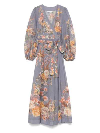 ZIMMERMANN WOMEN'S DRESS ML TALLOW MALVA EST FLOWERS