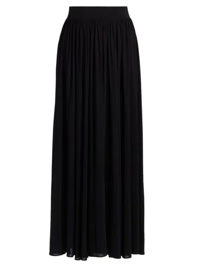 Zimmermann Women's Gathered Midi-skirt In Black
