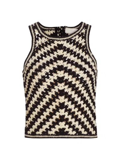 Zimmermann Women's Halliday Hand-crocheted Tank In Chevron